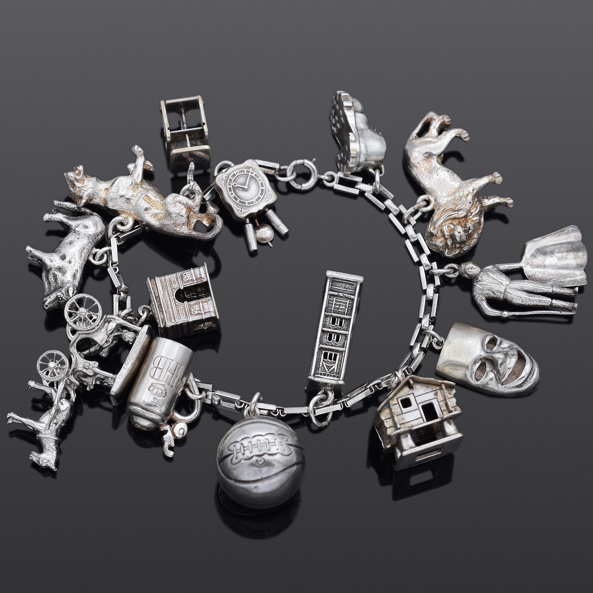 925 Sterling buy Silver CHARM BRACELET