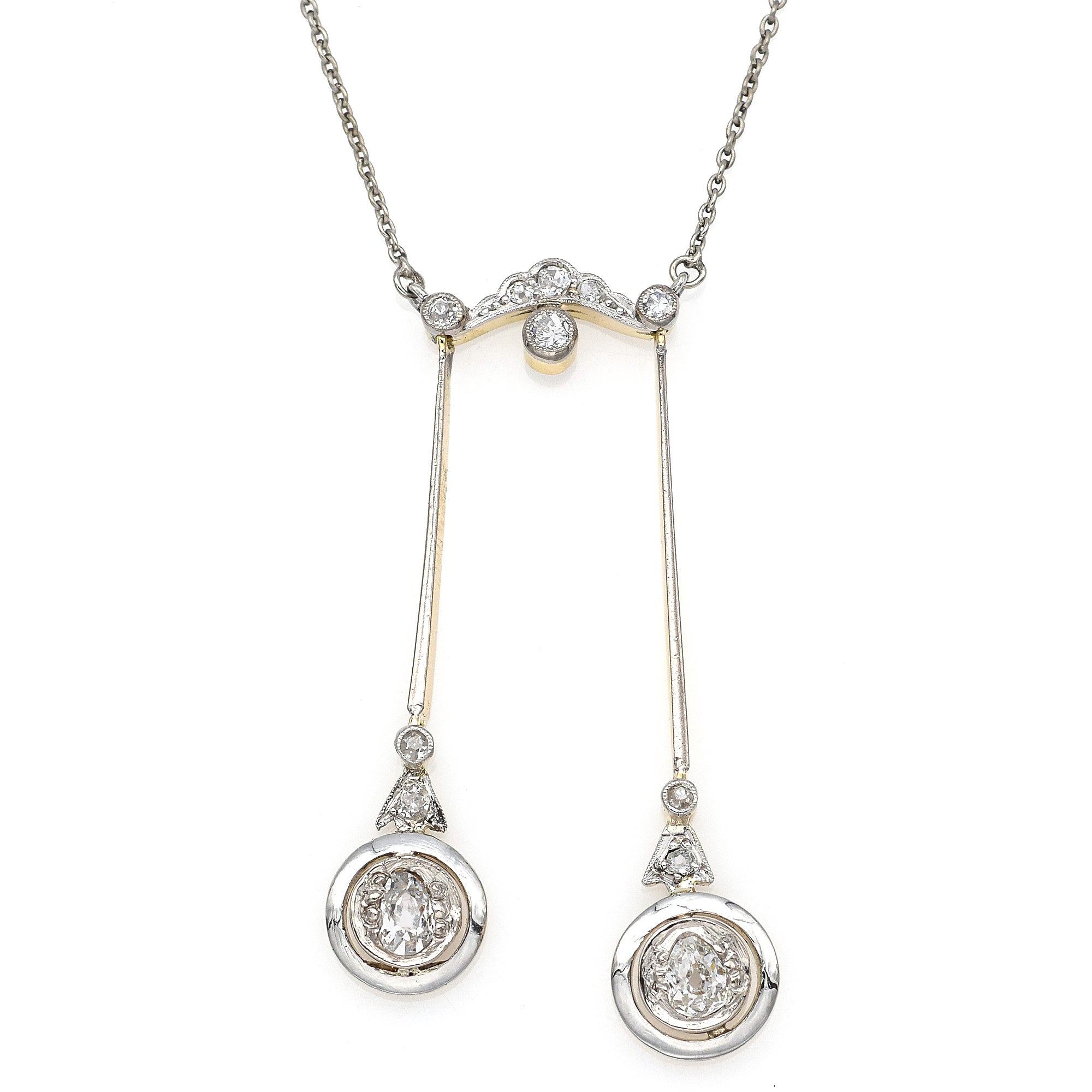 Tiffany & Co. - Tiffany & Co Mini Circlet Pendant Box Case TCW 0.12 ct Modern Diamond Platinum