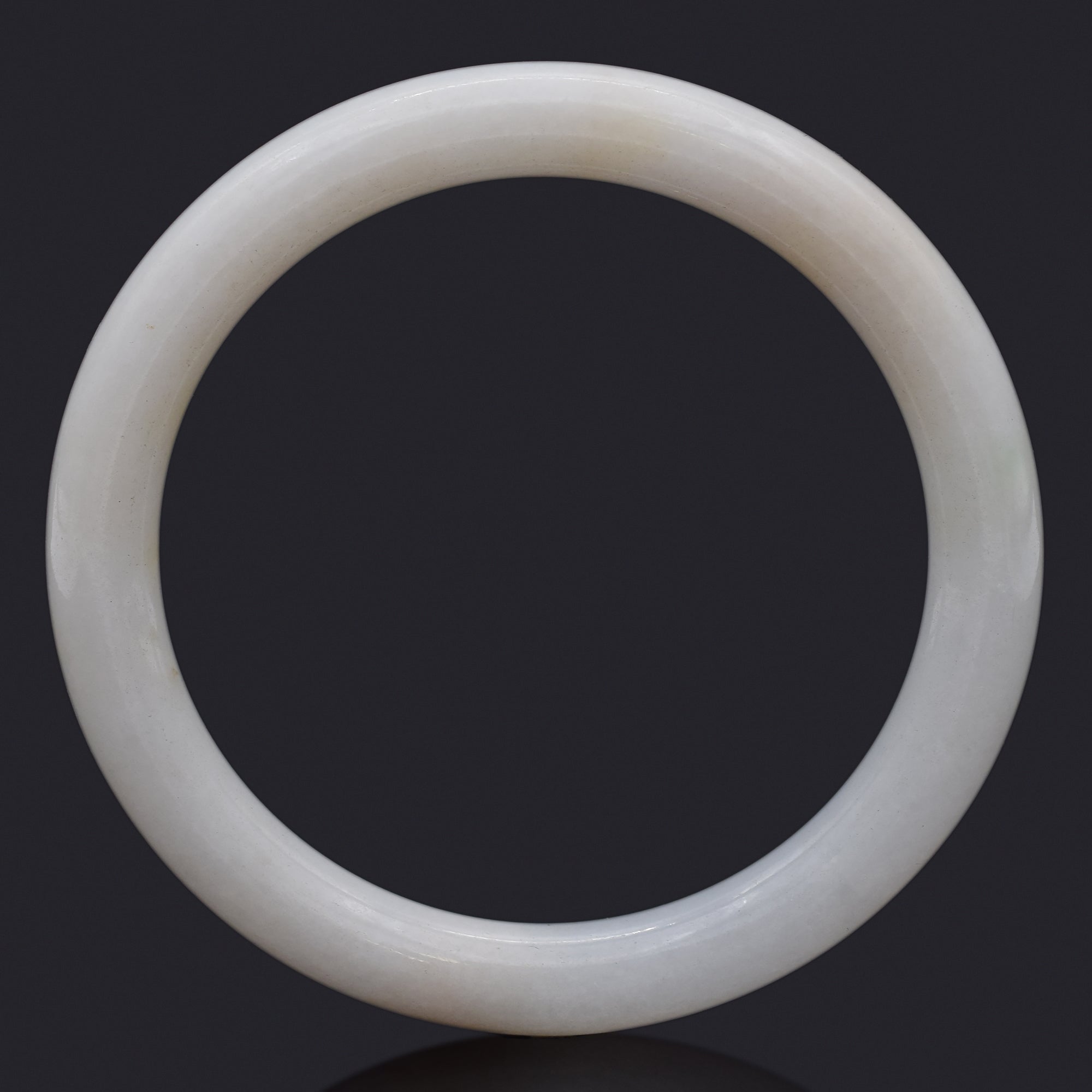 White jade deals bangle bracelet