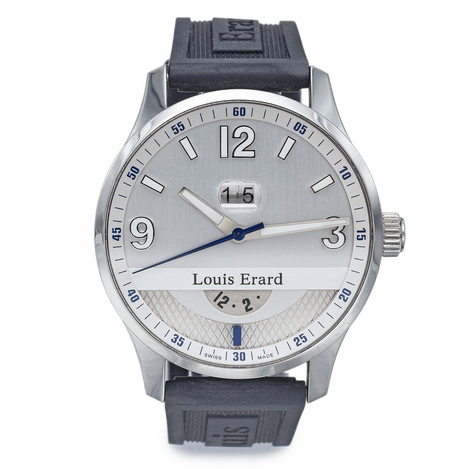 Louis Erard 1931 Dual Time Automatic Men's Watch 82 224 AA01 + Box