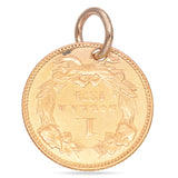 Antique 22K Yellow Gold United States of America 1874 One Dollar Coin Pendant