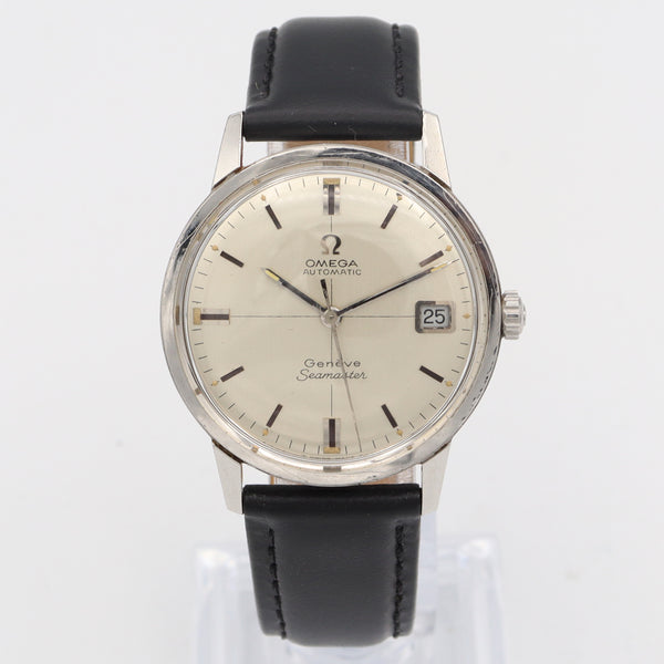 Vintage Omega Geneve Seamaster Geneve Men's Automatic Date Watch Ref 166.002