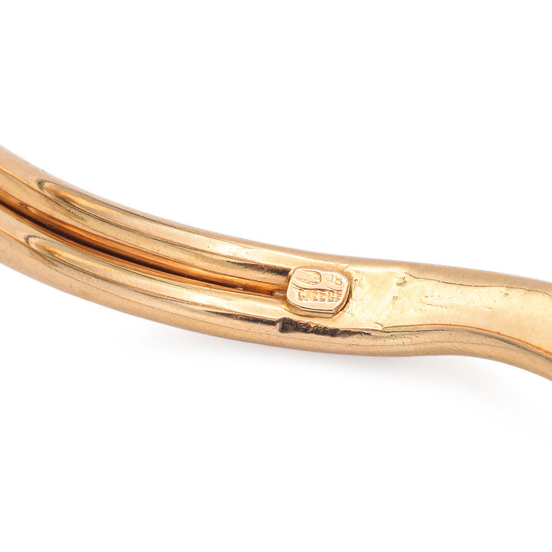 Lalaounis Yellow Gold Snake Wrap Heavy Bangle Bracelet