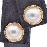 3 Pairs Vintage 14K Yellow Gold Round Pearl Stud Earrings