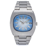 Vintage Lucien Piccard Blue Dial Stainless Steel Men’s Automatic Day Date Watch