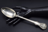 Antique 1844 Samuel Hayne & Dudley Cater London Sterling Silver Spoon 213.3G 12"