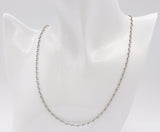 Estate Japanese 950 Platinum Chain Necklace 17 Inches