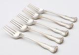 Lot of 5 Tiffany Provence Sterling Silver Salad Forks 6 1/2" No Mono