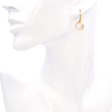 Ippolita Lollipop 18K Yellow Gold Mother of Pearl French Wire Earrings