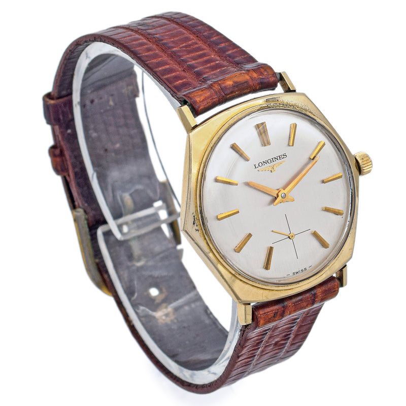 Longines yellow best sale gold watch