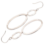 Ippolita Sterling Silver Double Oval French Wire Earrings