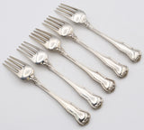 Lot of 5 Tiffany Provence Sterling Silver Salad Forks 6 1/2" No Mono