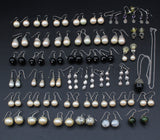 Lot of 44 Judith Jack Sterling Silver Multi-Stone Pendant Earrings