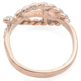 James Avery 14K Yellow Gold Cross Icthus Fish Ring