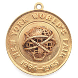 Vintage 14K Yellow Gold 1964 - 1965 New York Worlds Fair Charm Pendant