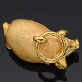 Vintage 22K Yellow Gold Pig Charm Pendant