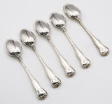 Lot of 5 Tiffany Provence Sterling Silver Soup Spoons 7 1/8" No Mono