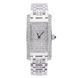 Estate 14K White Gold Diamond Quartz Women's Watch