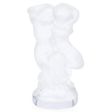 Vintage Lalique Paris Frosted Art Glass Two Women Le Faune Figurine