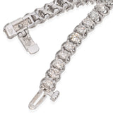 14K White Gold 4.82 TCW Round Diamond Tennis Bracelet