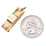 Vintage 14K Yellow Gold Car Charm Pendant 7.8G