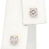 14 Yellow Gold 0.42 TCW Diamond Stud Earrings