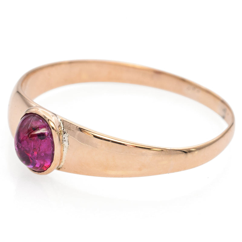 Vintage 14K Yellow Gold Ruby Band Ring