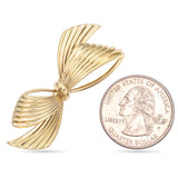 Tiffany & Co. 14K Yellow Gold Love Knot Bow Brooch