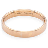 Tiffany & Co. 18K Yellow Gold 3.5 mm Wedding Band Ring Size 9