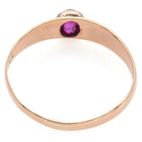 Vintage 14K Yellow Gold Ruby Band Ring