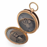 Antique GF Hunter Pocket Watch Style Locket Pendant