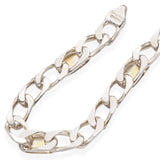 Tiffany & Co. Sterling Silver and 18K Yellow Gold Cuban Link Bracelet