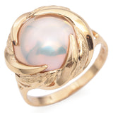 14K Yellow Gold Mabe Pearl Ring