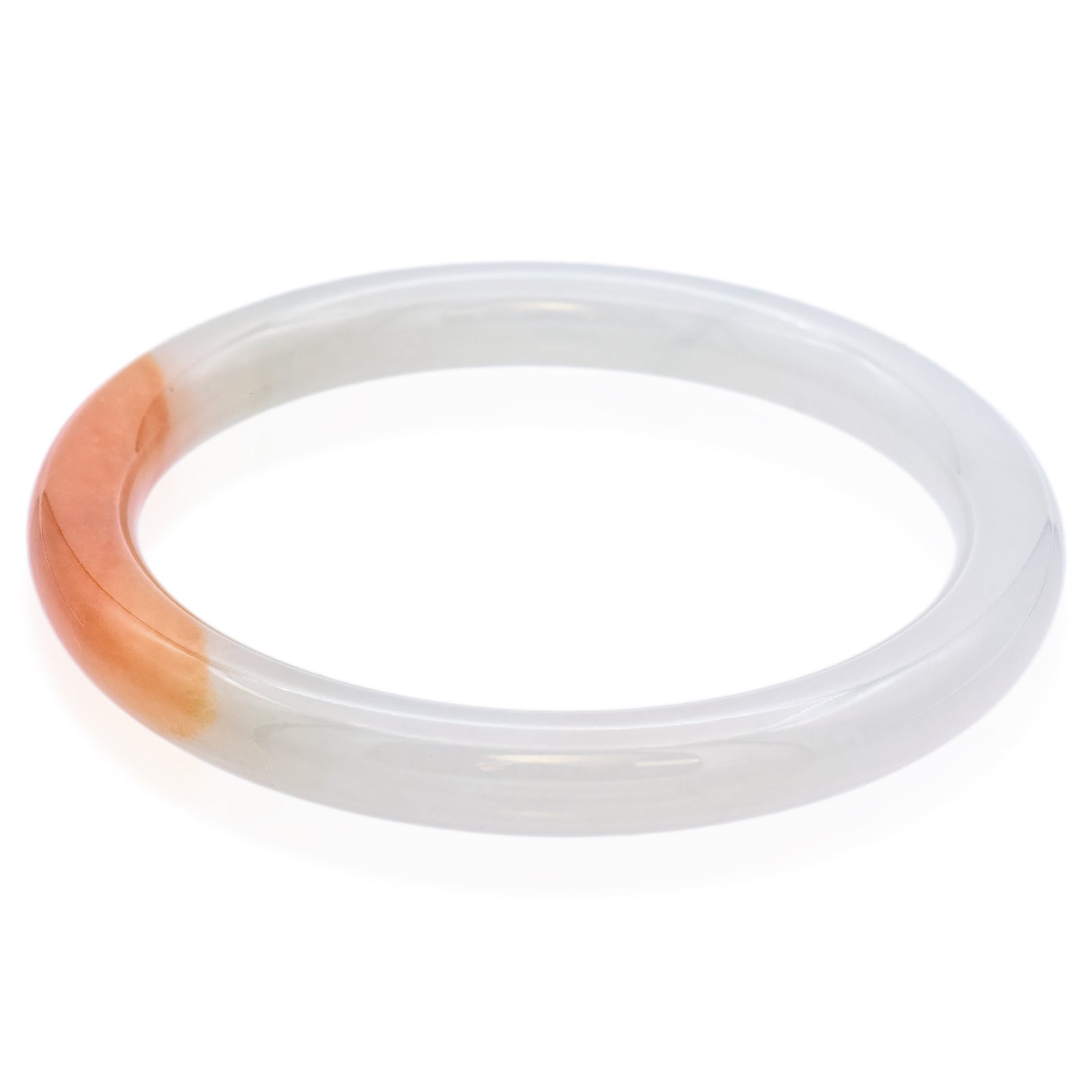 Orange jade bangle deals