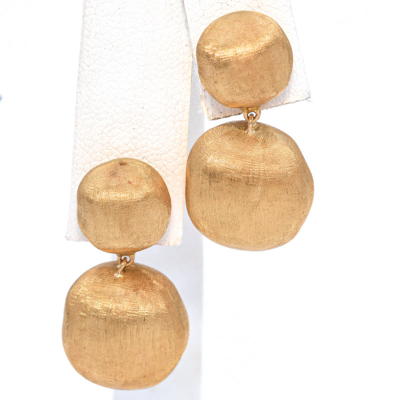 Marco Bicego "Africa Collection" 18K Yellow Gold Bead Drop Earrings