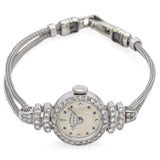 Antique Art Deco E. Gubelin Lucerne 950 Platinum Diamond Ladies Hand Wind Watch