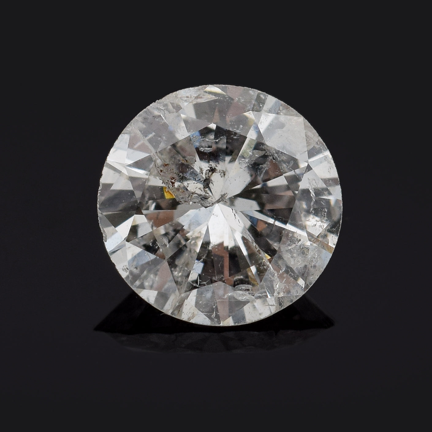 GIA Certified 1.30 Ct Round Brilliant I I2 Diamond 7.42 - 7.49 X 4.09 mm