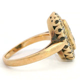 Antique 14K Yellow Gold and Diamond Ring, Size 2.5