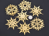 Lot of 7 1970's MMA Metropolitan Museum of Art Gold Vermeil Star Ornaments