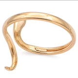 Lalaounis Yellow Gold Snake Wrap Heavy Bangle Bracelet