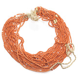 New Old Stock Vintage Mediterranean Coral Beads