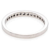 14K White Gold 0.24 TCW Diamond Half Eternity Band