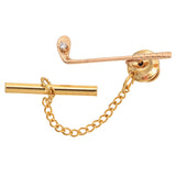 14K Yellow Gold Golf Club with Diamond Lapel Pin Tie Tack