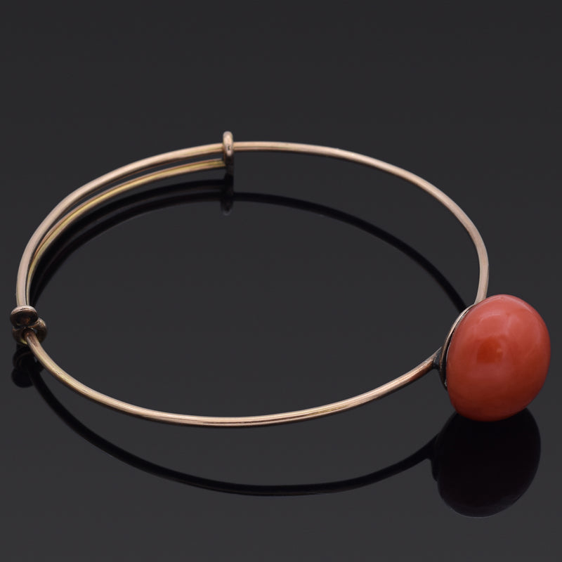 Coral hot sale bangle bracelet