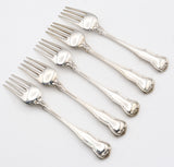 Lot of 5 Tiffany Provence Sterling Silver Salad Forks 6 1/2" No Mono