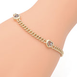 Chopard Happy Diamond Heart 18K Yellow Gold Bracelet