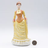 Coalport England Ladies of Fashion "Annabelle" Hand-Painted Bone China Figurine