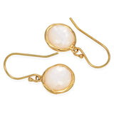 Ippolita Lollipop 18K Yellow Gold Mother of Pearl French Wire Earrings