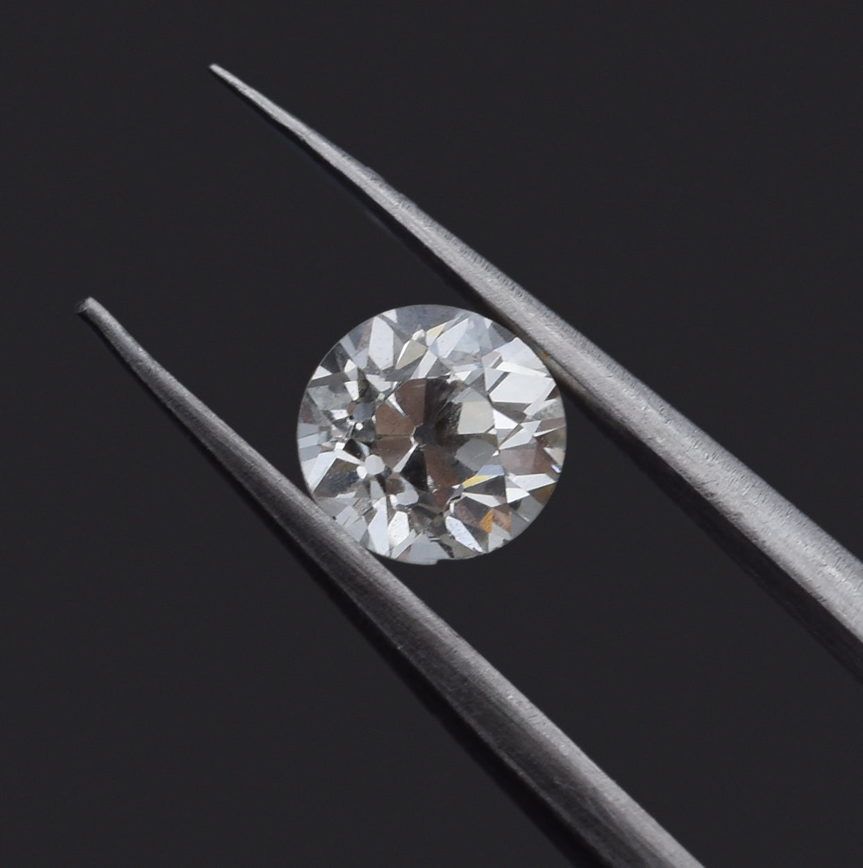 GIA Certified 0.56Ct Old Euro Brilliant L S1 Loose Diamond 4.91 - 5.15 x 3.47 mm