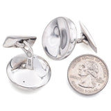 Georg Jensen Denmark Sterling Silver Round Cufflinks